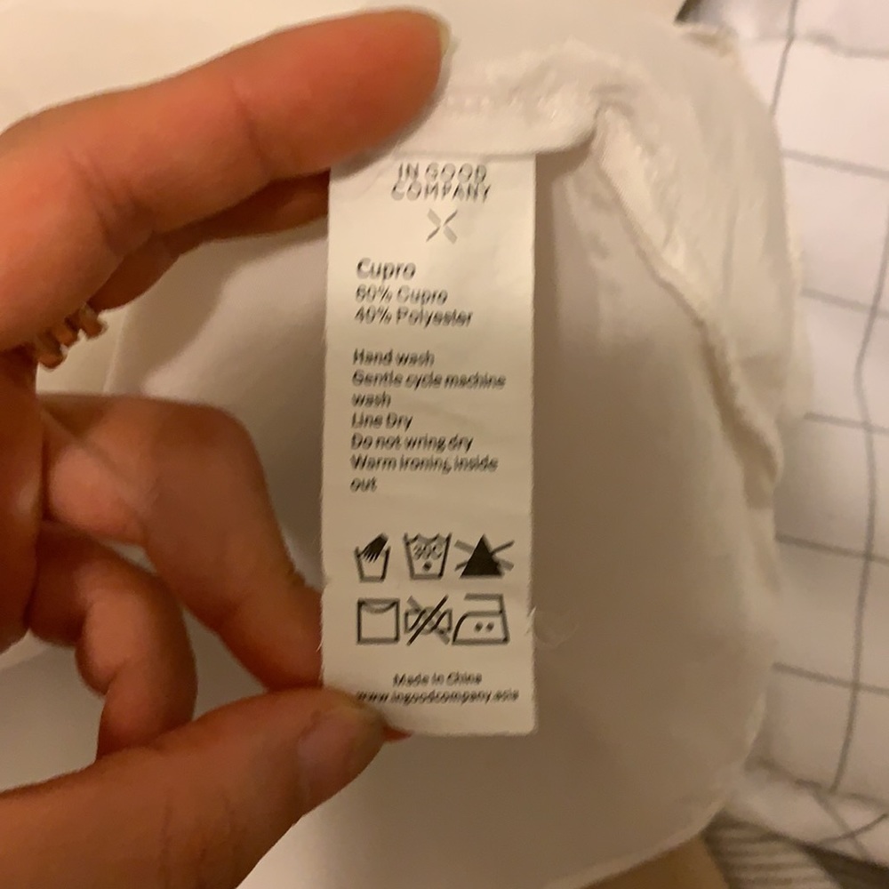 White Collared Button Silky Cupro Short Sleeve Top - image 8